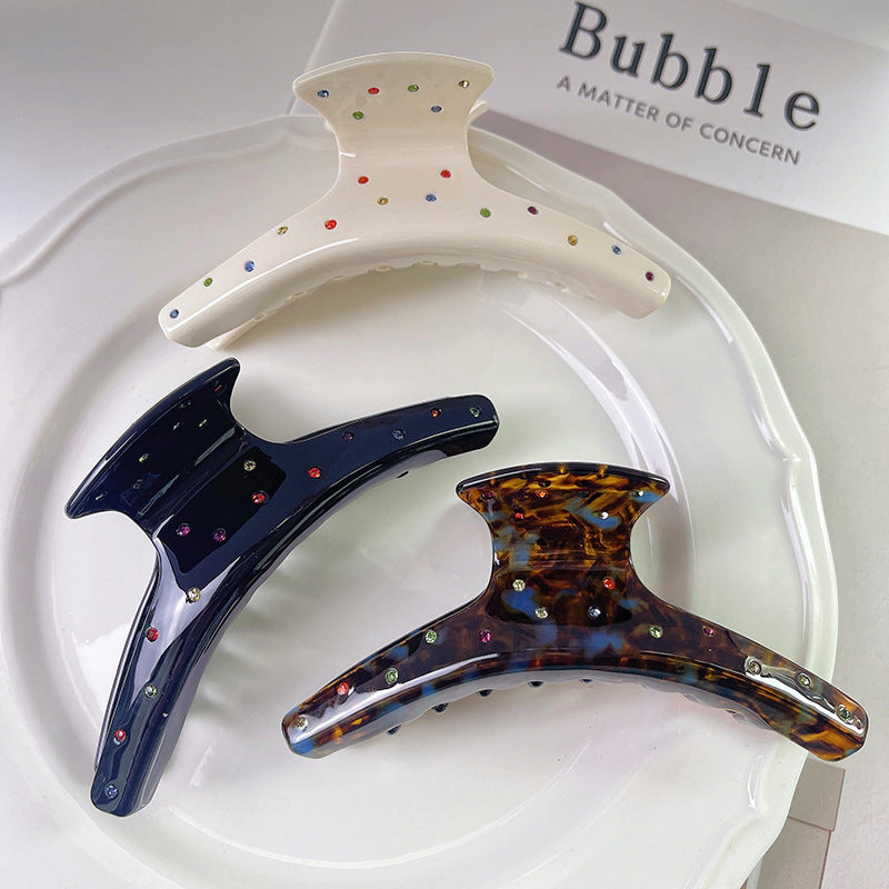 Women's Simple Style Geometric Solid Color Acetic acid sheets Hair Claws