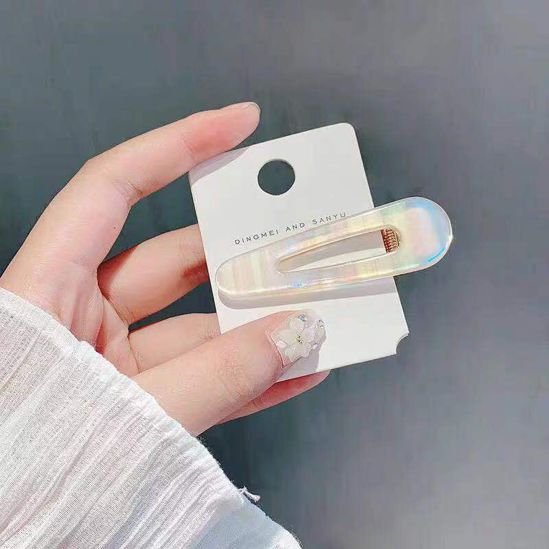 simple style square arylic hair clip