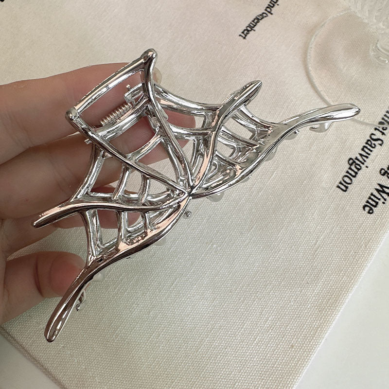Halloween IG Style Women's Spider Spider Web Skull Claw Alloy Plating Hair Claws