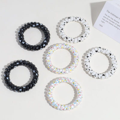 cute star plastic hair tie