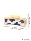 Women's Cute Cows Cow Pattern Pu Leather Hair Claws