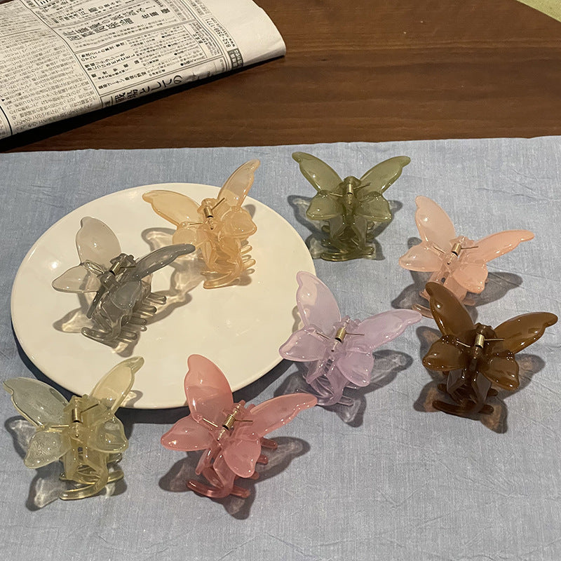 Women's Simple Style Bow Knot Acetic acid sheets Stoving Varnish Hair Claws