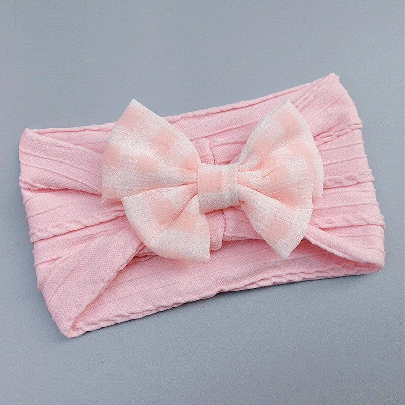 Kid'S Japanese Style Bow Knot Nylon Cloth Hair Band