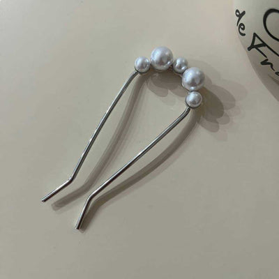 Women's Elegant U Shape Alloy Plating Hairpin