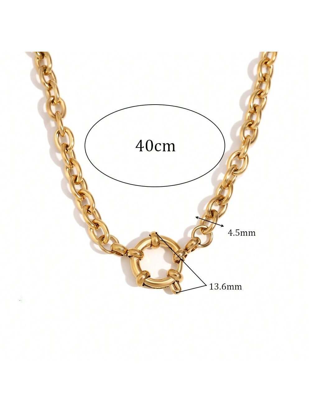 Jewelry Lady Geometric 306 Stainless Steel Plating Necklace