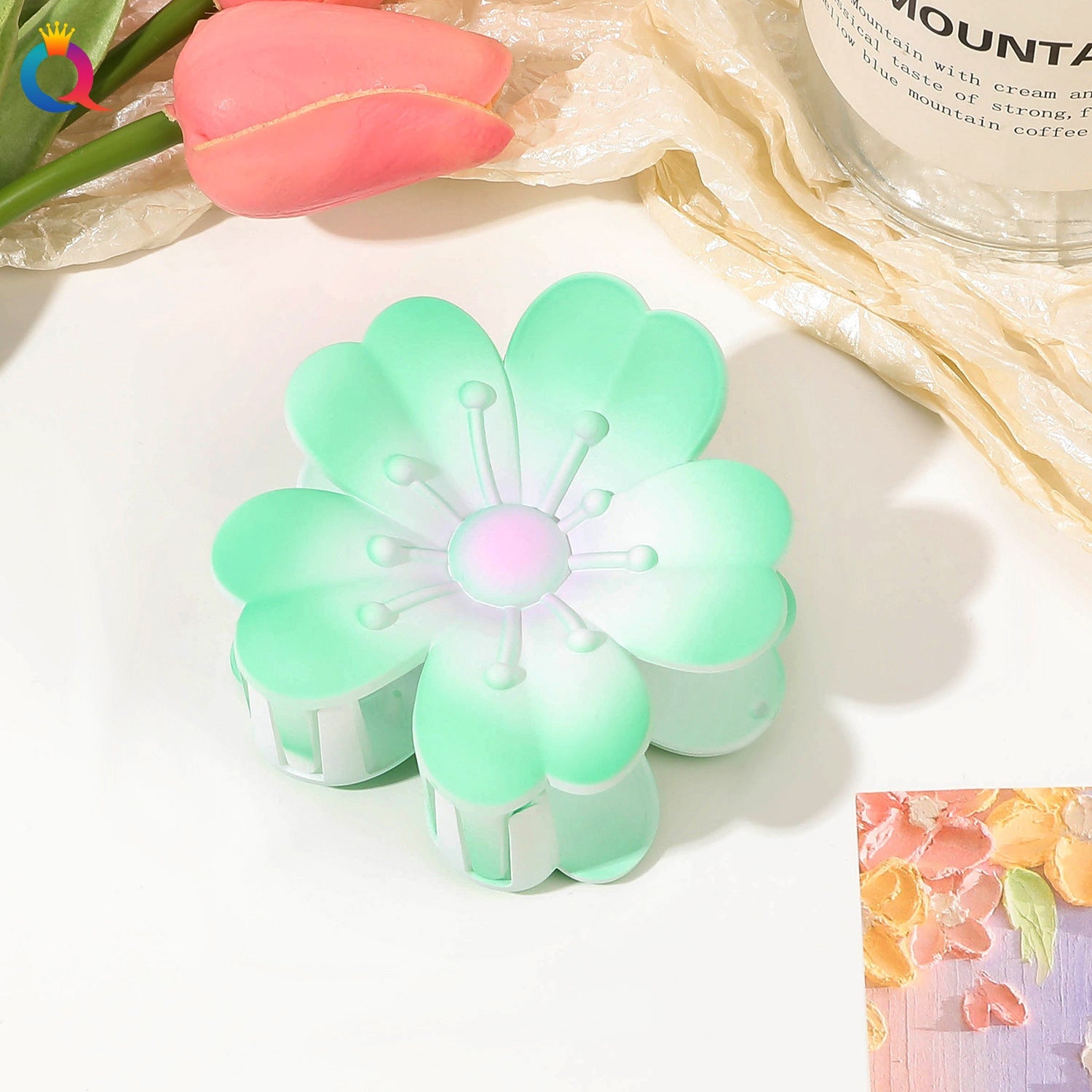 Women's Simple Style Classic Style Flower Plastic Hair Claws