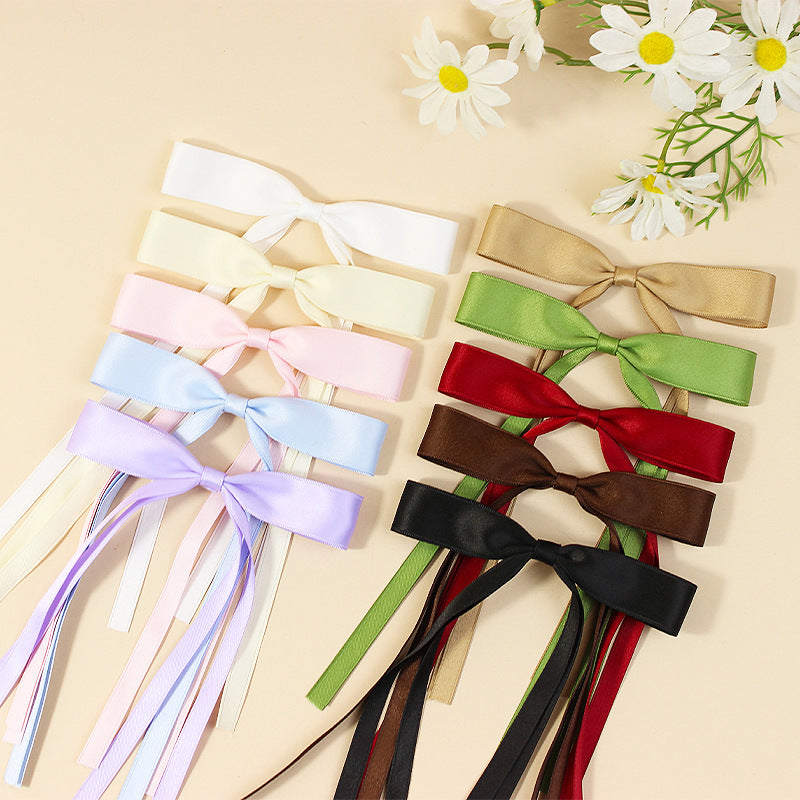 Women's Simple Style Bow Knot Cloth Hair Clip