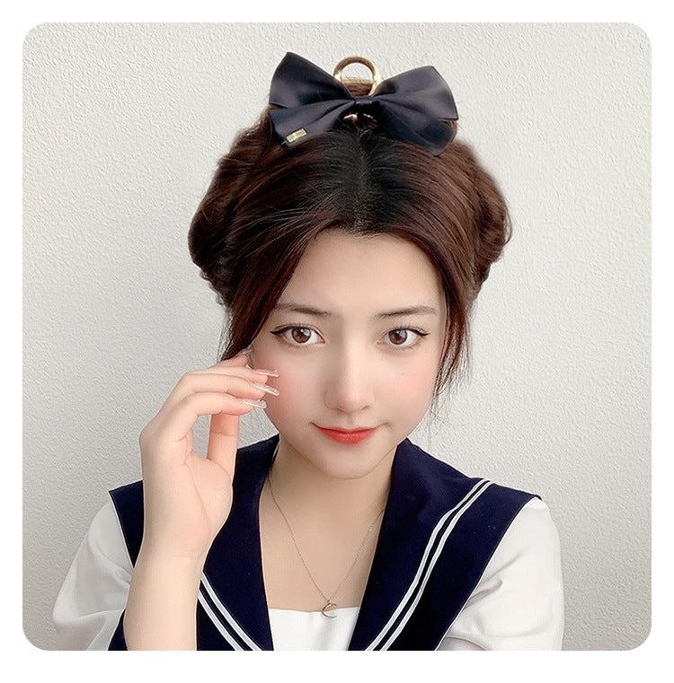 vintage style bow knot alloy cloth hair claws