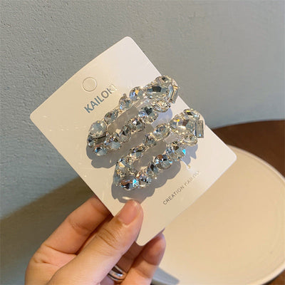fairy style sparkly artificial crystal hair clip