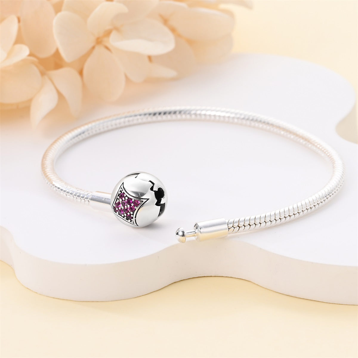 Copper Silver Plated Star Moon Bracelets