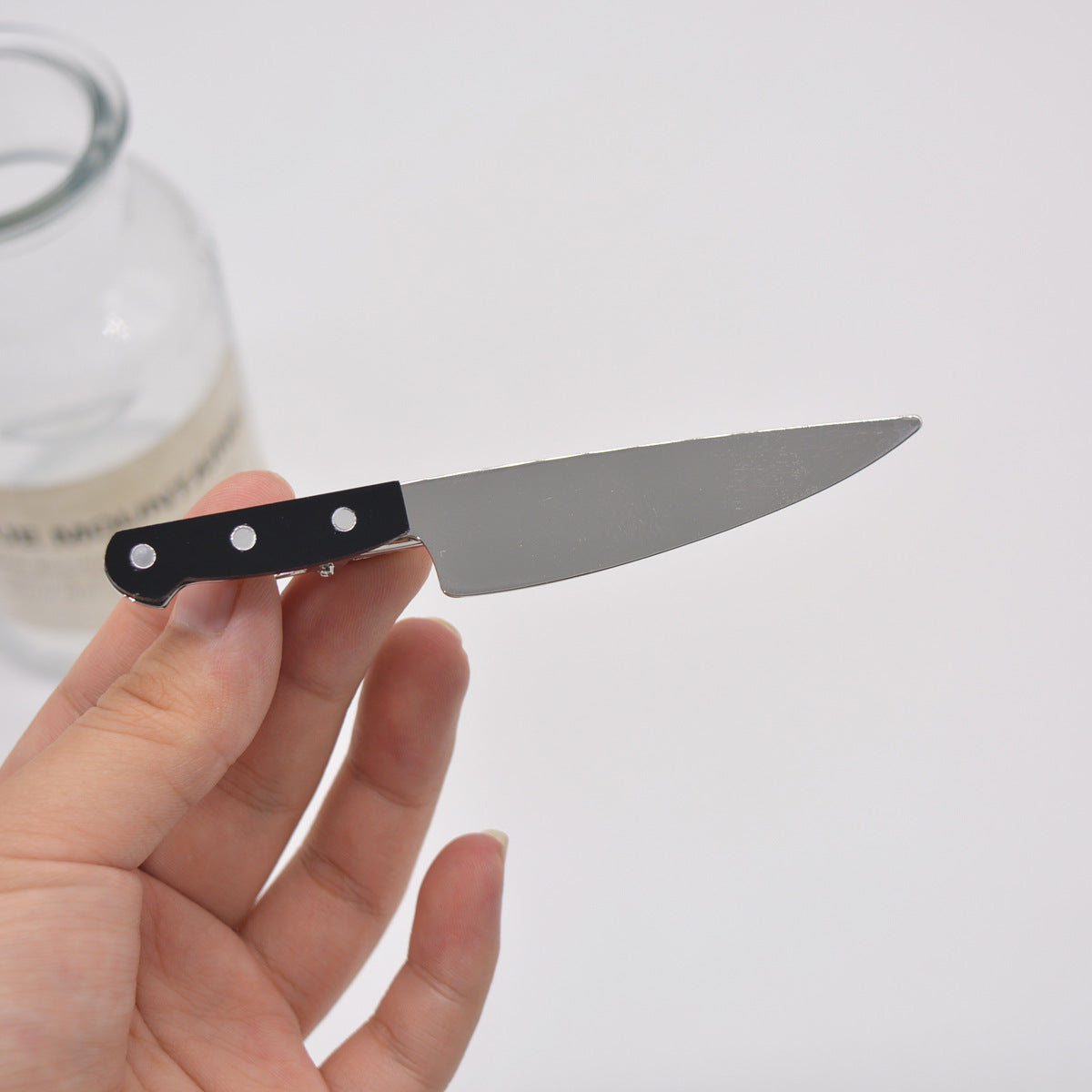 cool style knife alloy hair clip 1 piece