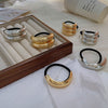 Women's Simple Style Solid Color Knot Bow Knot Alloy Hair Tie