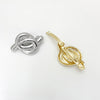 Women's Simple Style Classic Style Solid Color Alloy Criss Cross Tassel Plating Hair Clip