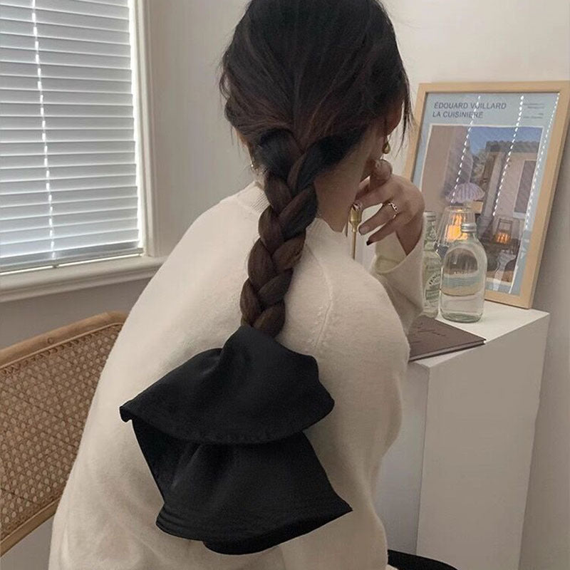 Women's Simple Style Solid Color Cloth Pleated Hair Tie