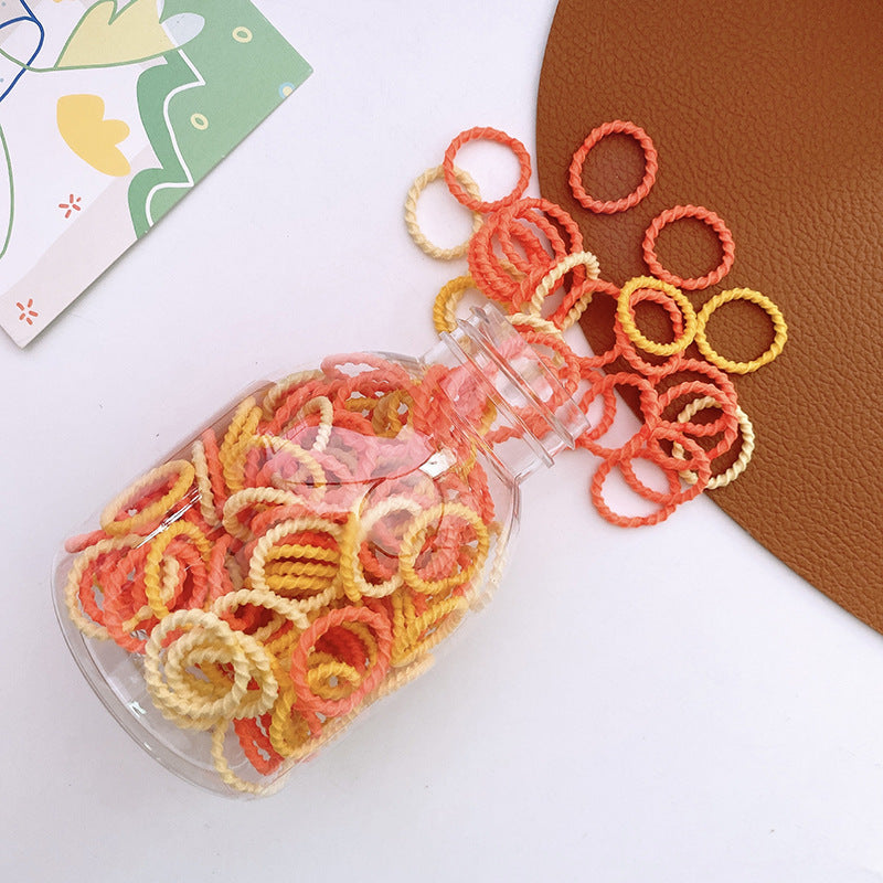 Girl'S Simple Style Classic Style Solid Color Cloth Contrast Collar Hair Tie