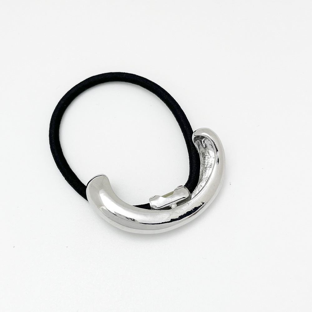 Women's Simple Style Geometric Alloy Plating Hair Tie