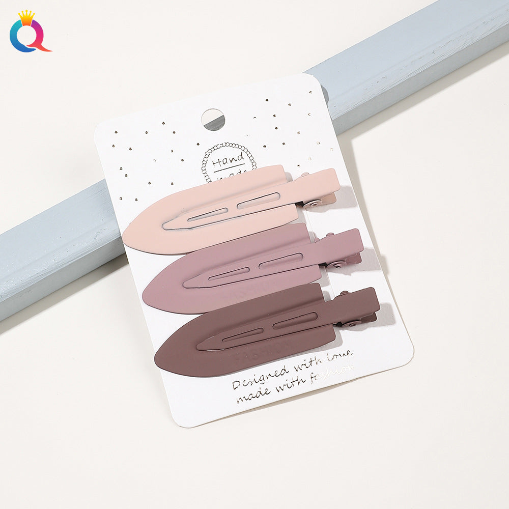 women's simple style geometric alloy plating hair clip