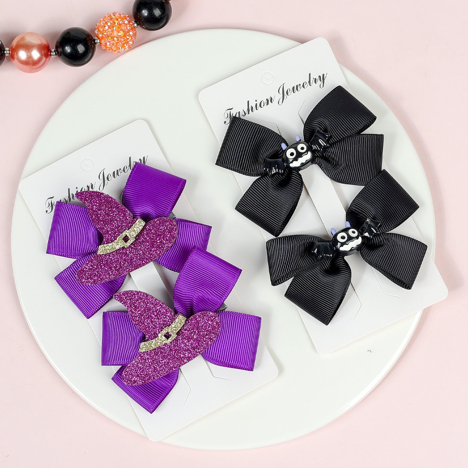 Kid'S Simple Style Bow Knot Knitting Hair Clip