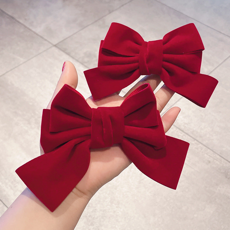 fashion bow knot cloth hair clip