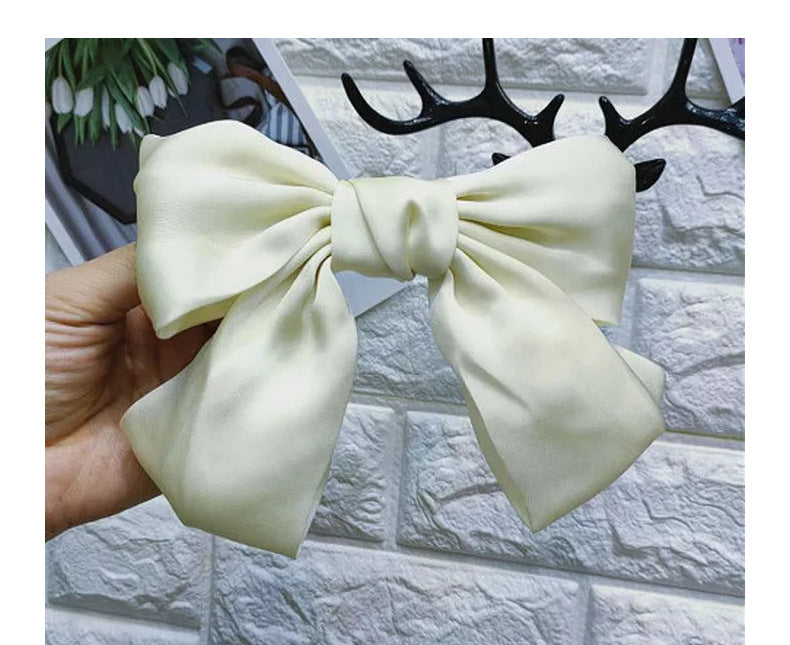 korean style bow knot cloth hair clip hair tie 1 piece