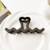 Women's Simple Style Waves Arylic Hair Claws