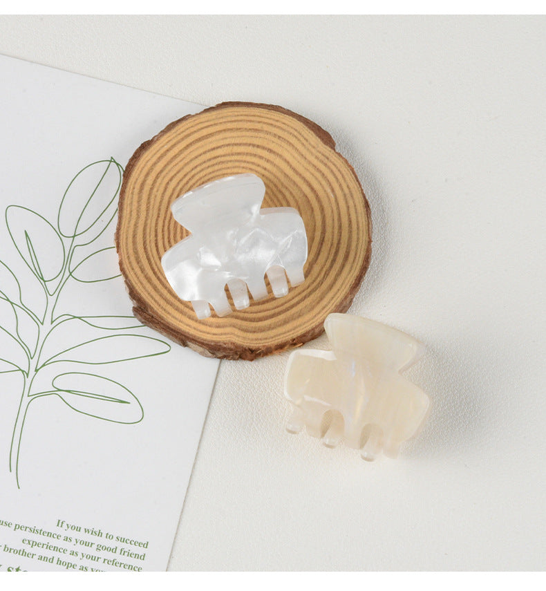 Women's Simple Style Marble Plastic Hair Claws