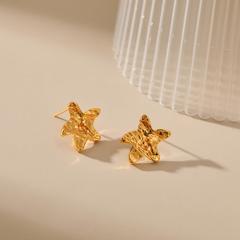 1 Pair Simple Style Solid Color Plating Copper Ear Studs