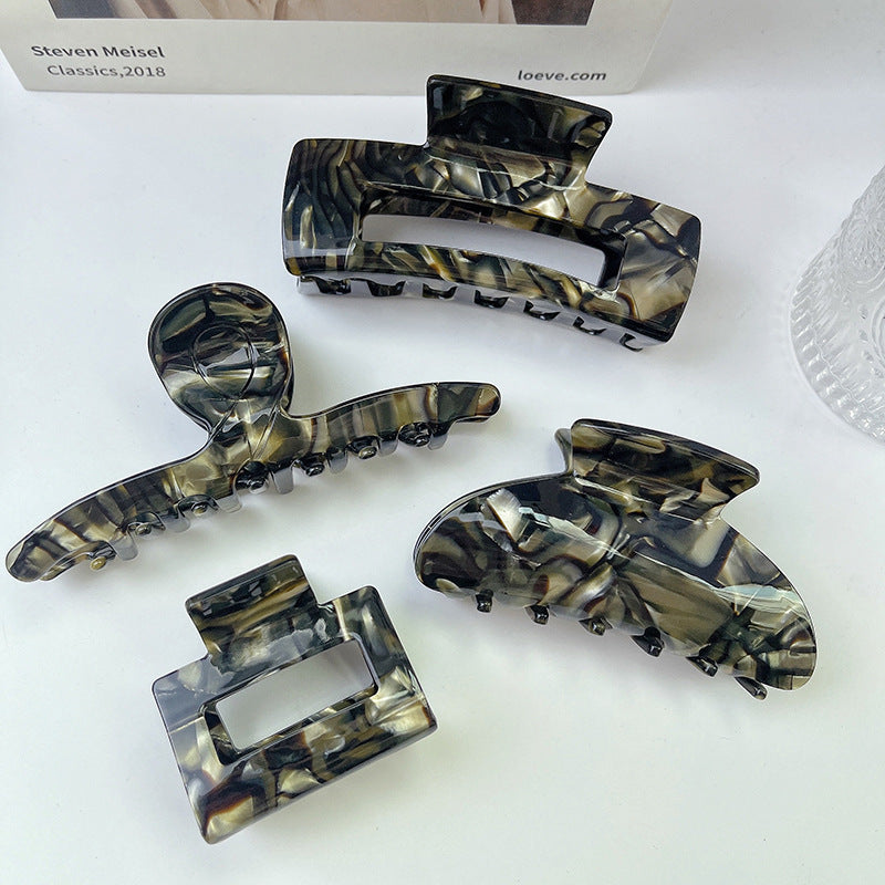 Simple Style Classic Style Color Block Acetic acid sheets Handmade Hair Clip 1 Piece