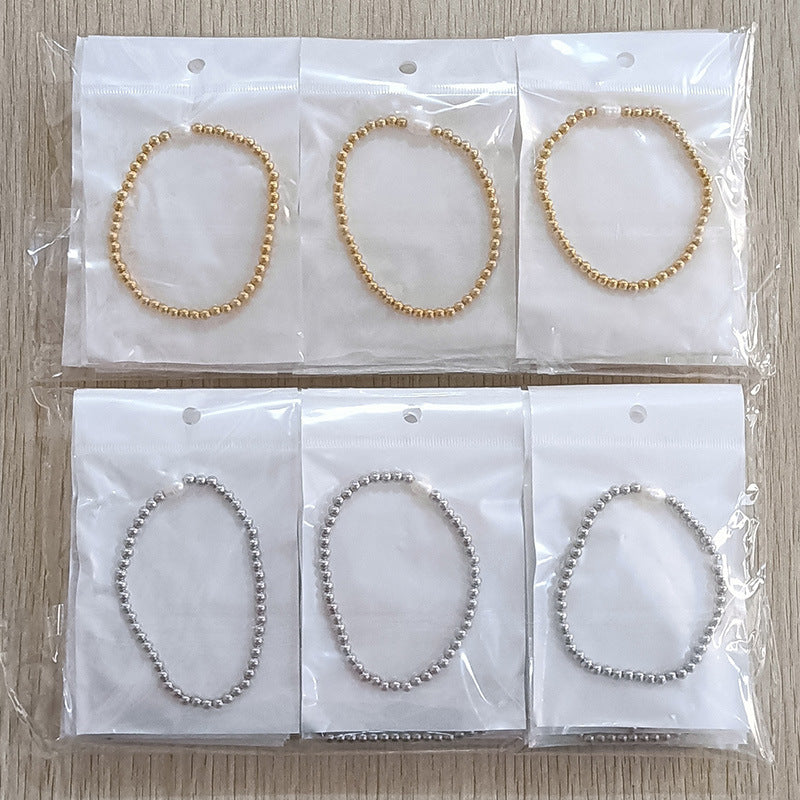 Simple Style Commute Geometric 303 Stainless Steel Bracelets In Bulk