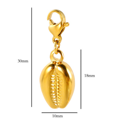 Jewelry Marine Style Roman Numeral Shell Titanium Steel Jewelry Set