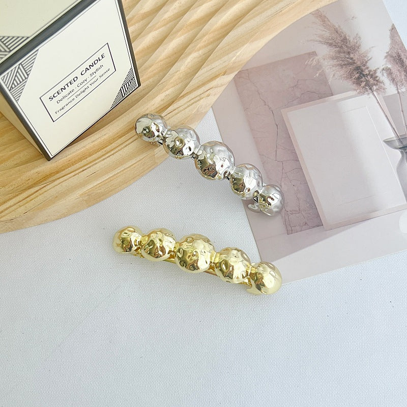 Women's Casual Simple Style Solid Color Alloy Plating Hair Clip