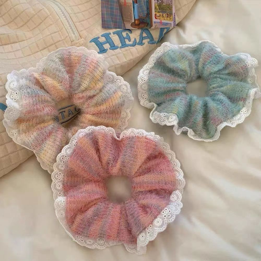 Women's Casual Simple Style Color Block Cloth Rib-Knit Hair Claws