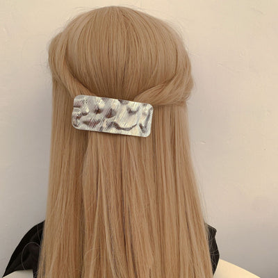 Women's Exaggerated Artistic Square Alloy Hair Clip