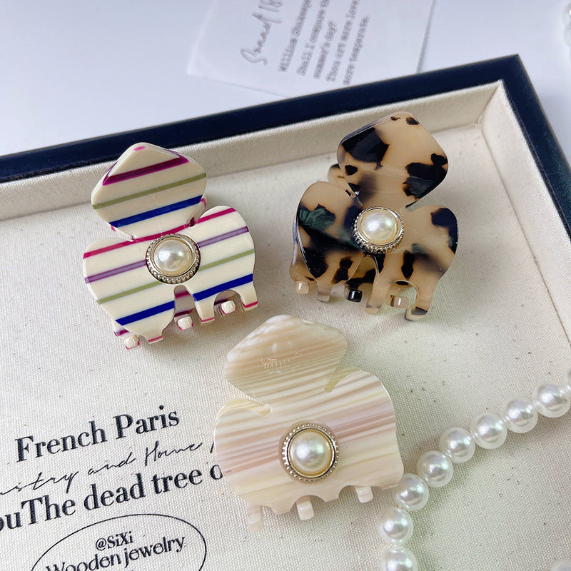 Women's Casual Simple Style Geometric Acetic acid sheets Handmade Hair Claws