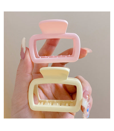 women's simple style geometric arylic hair claws