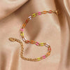 Simple Style Classic Style Geometric 667 Stainless Steel Bracelets In Bulk