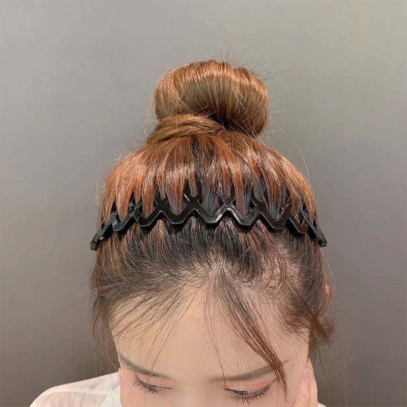 fashion simple wave wide-brimmed geometric shape headband