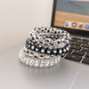 Women's Modern Style Classic Style Polka Dots Plastic Telephone Cord Hair Tie
