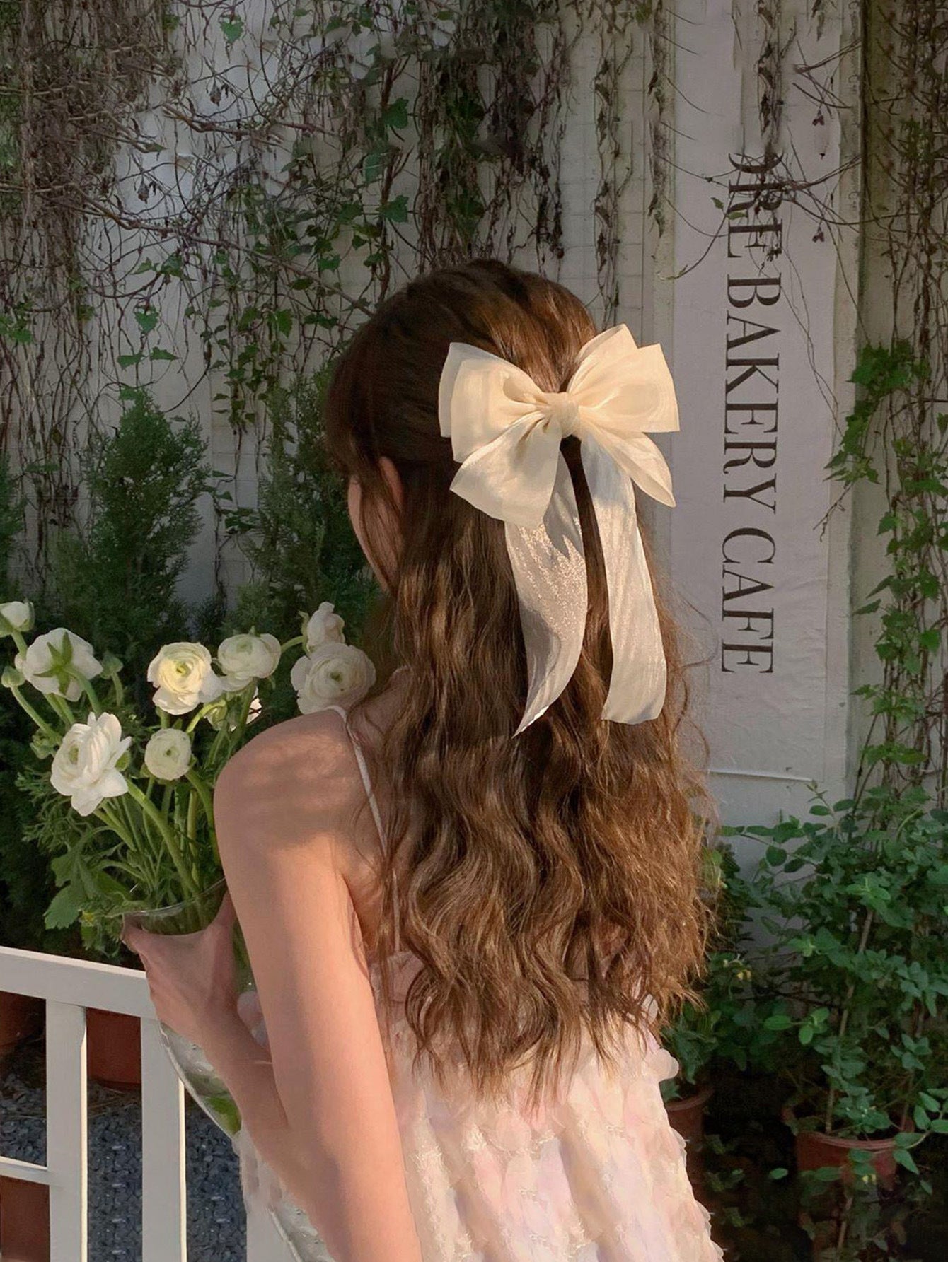 Women's Sweet Bow Knot Gauze Hair Clip