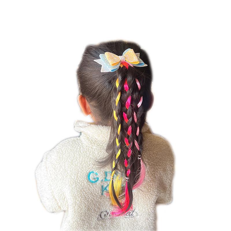 Girl'S IG Style Sweet Bow Knot Sequin Hair Clip