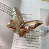 fashion butterfly plastic resin polishing hair claws