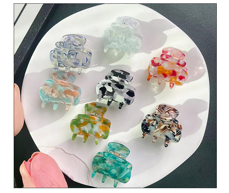 Women's Retro Geometric Acetic acid sheets Hair Claws