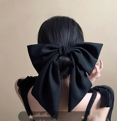 sweet bow knot cloth hair clip