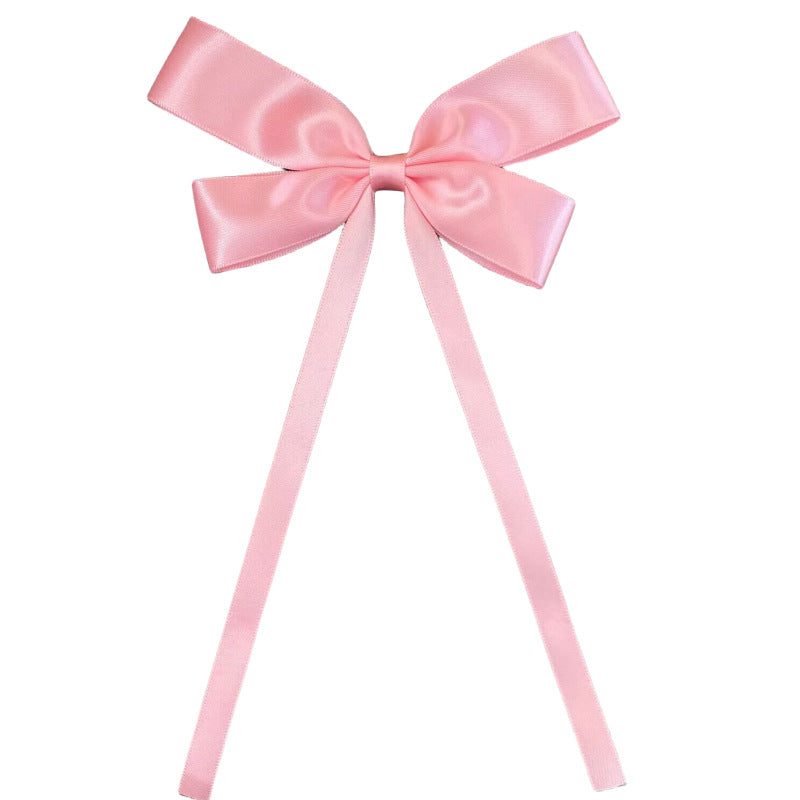 Women's Simple Style Bow Knot Cloth Handmade Hair Clip