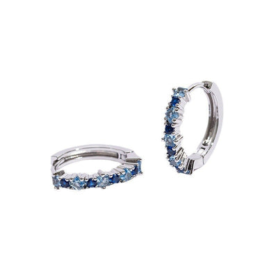 1 Pair Casual Elegant Geometric Plating Copper Zircon Earrings