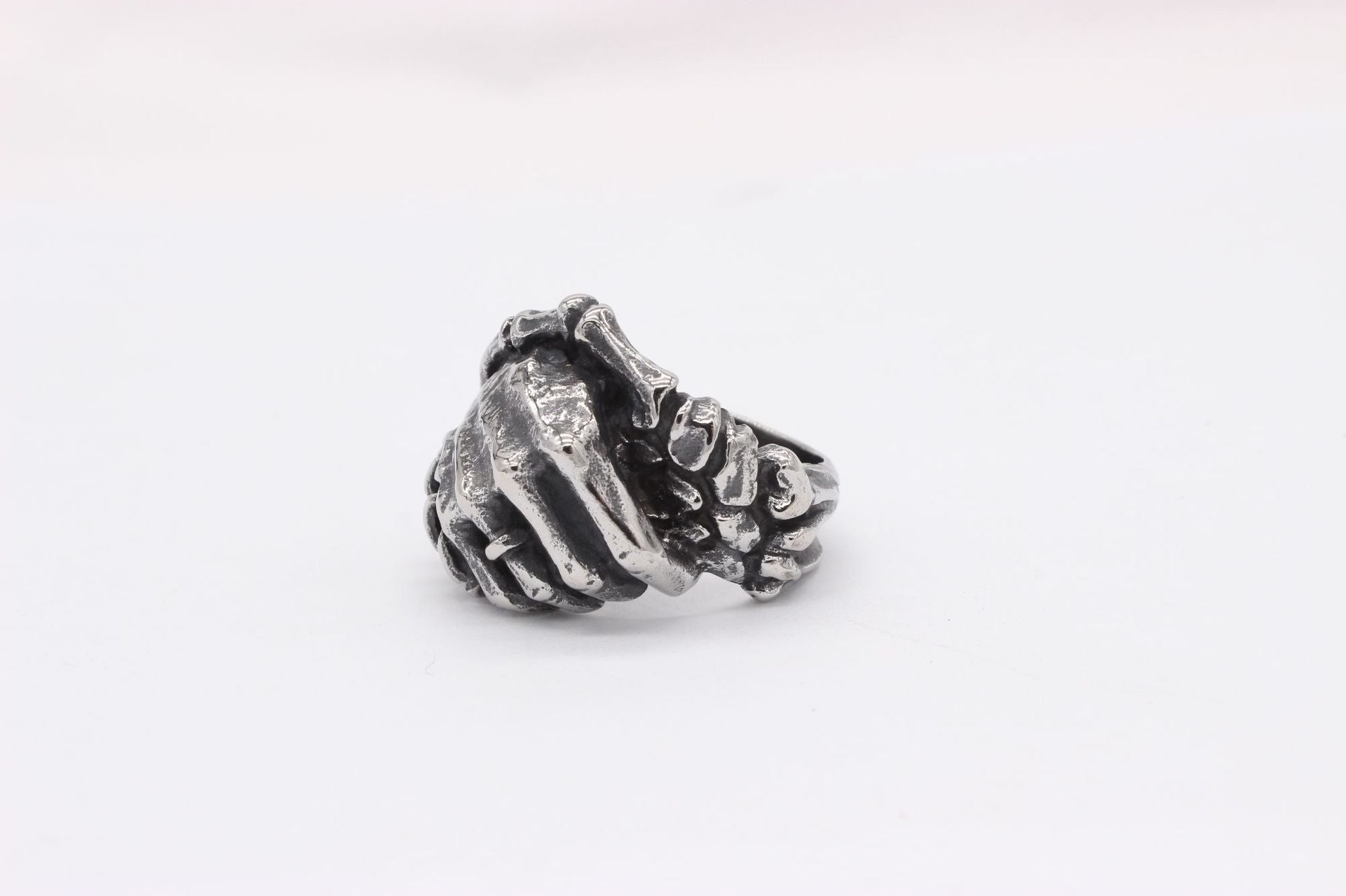 Jewelry Retro Punk Hand Skeleton 304 Stainless Steel Rings