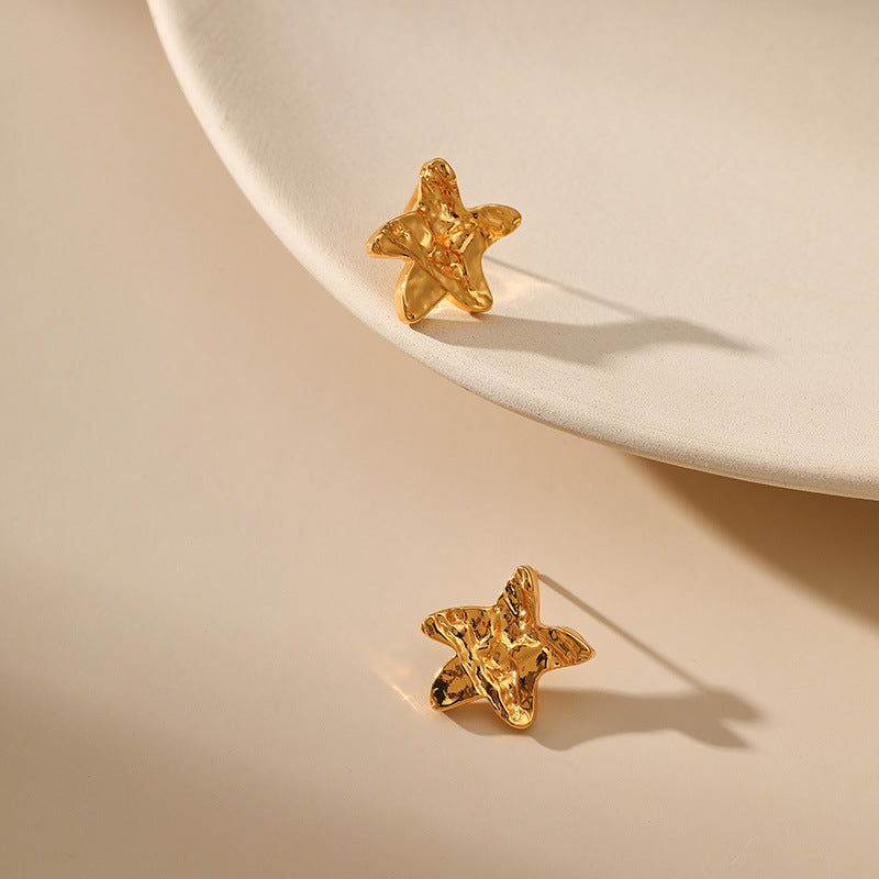 1 Pair Simple Style Solid Color Plating Copper Ear Studs