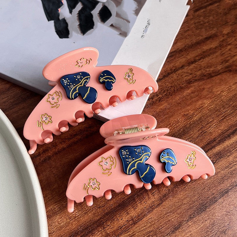 casual streetwear mushroom acetic acid sheets hair claws