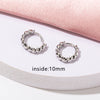 1 Pair Simple Style Geometric Copper Zircon 18K Gold Plated Earrings
