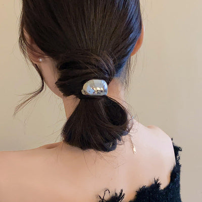 Women's IG Style Simple Style Solid Color Alloy Hair Tie